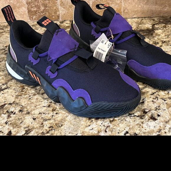 New Adidas Trae Young 1 Boost GZ4627 Purple E11 (E/P) - Picture 1 of 7